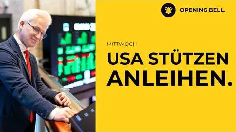 US-Finanzministerium stützt Anleihemarkt | Renditen sinken.