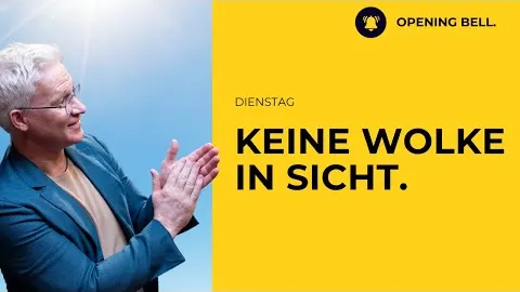 Wall Street im Sonnenbad der guten Nachrichten