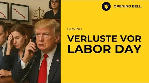 PCE wie erwartet | Gewinnmitnahmen vor Labor day | Showdown Trump vs. Cook?