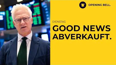 Gewinnmitnahmen, selbst nach guten Zahlen. Banken und Tech unter Druck.