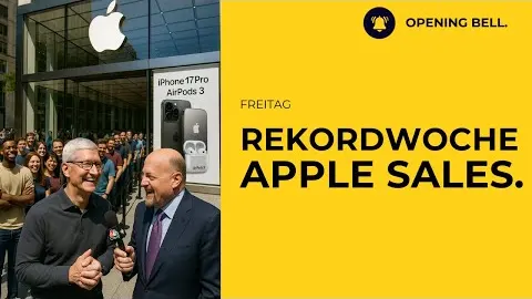 Wall Street Rekordwoche | Apple Sales Start | Risk on Modus