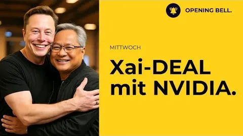 NVIDIA weitet Beteiligung an Xai aus | Peak-Wachstum noch weit entfernt.