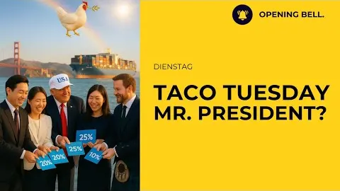 TACO Tuesday? | Wall Street stabilisiert | CoreWeave, IBM & Honeywell news