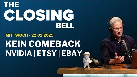 NVDIA +7% nach Zahlen. Etsy +5% | Ebay -4% | Teladoc -7% | Lucid -9% | NetApp -4% | Bumble -2%