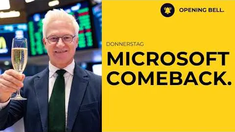 Microsoft rettet den KI-Trade | Meta unter Druck, wird aber verteidigt.