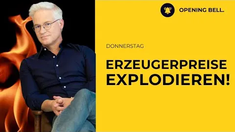 Erzeugerpreise explodieren! Wall Street unter Druck.