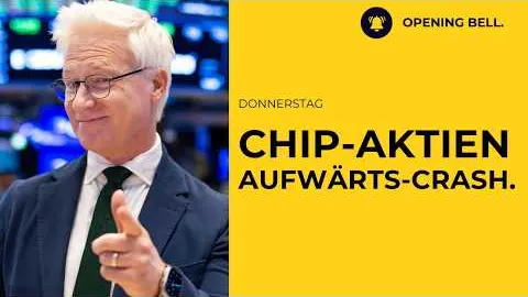 Aufwärts-Crash bei Chipaktien | Tesla und Software-Sektor unter Druck.