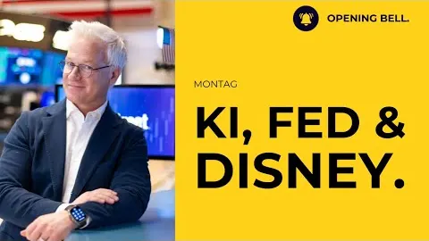 Bounce vom vorbörslichen Tief | AI, die FED und Disney im Fokus