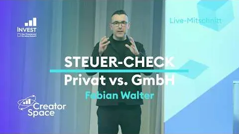 GmbH vs. Stiftung: Warum das Privatvermögen oft gewinnt (SteuerFabi) | Invest 2026
