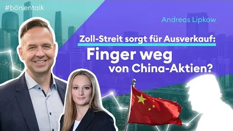Tiefroter Wochenstart: Zollstreit kommt für China zur Unzeit |  Alibaba | Xiaomi | DeepSeek | Trump