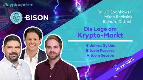 BISON Krypto Talk: 4-Jahreszyklus, Bitcoinreserve & Altcoin-Season | BISON Krypto Talk | Invest 2025