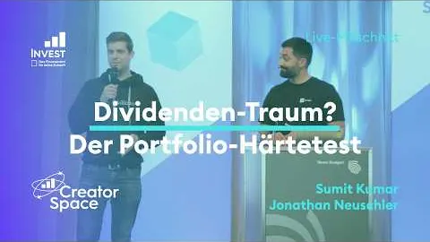 Das 100.000 € Dividenden-Ziel: Genial oder viel zu riskant? | Invest 2026 | Creator Space Live