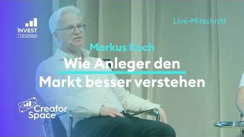 Wall Street Insider Markus Koch packt aus - KI, Politik und die Zukunft der Börse | Invest 2026