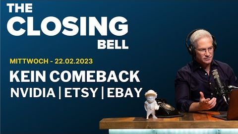 NVDIA +7% nach Zahlen. Etsy +5% | Ebay -4% | Teladoc -7% | Lucid -9% | NetApp -4% | Bumble -2%