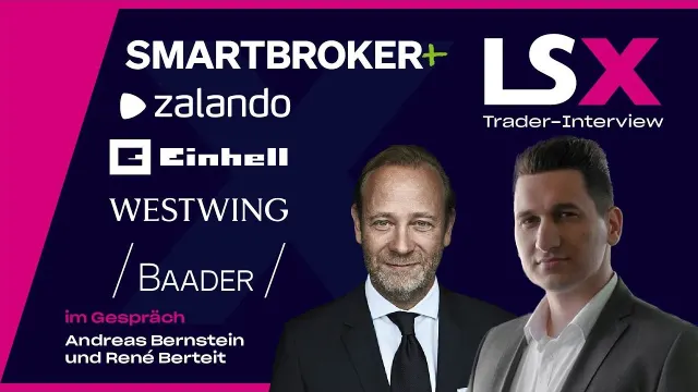 Trader-Interview mit Maximilian Steppan: Einhell, Zalando, Westwing, Baader Bank & Smartbroker