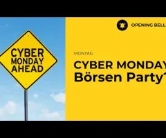 Cyber Monday Hype | Wall Street verhalten in den Dezember