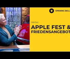 Neues Friedensangebot des Iran | Gewinnmitnahmen Semis | Apple zieht an.