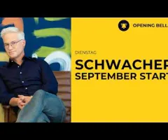 September startet schwach