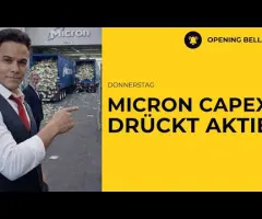 MICRON unter Druck | Wall Street angeschlagen | IRAN Eskalation