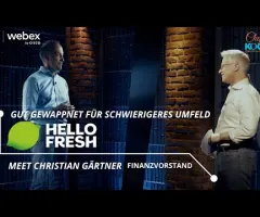 HelloFresh: Gut gewappnet für ein schwierigeres Umfeld | Mein Holo-Talk mit CFO Christian Gärtner.