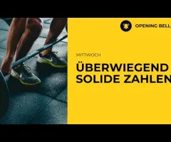 Finanzsektor mit soliden Zahlen | Intel leidet unter China-Prüfung