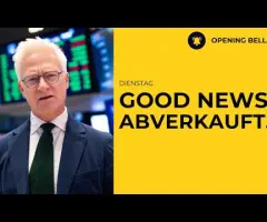 Gewinnmitnahmen, selbst nach guten Zahlen. Banken und Tech unter Druck.