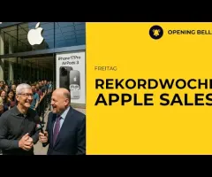 Wall Street Rekordwoche | Apple Sales Start | Risk on Modus