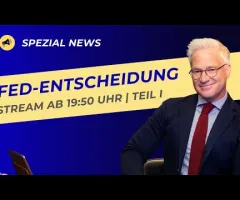 FED-Zinsentscheidung | Senkung um 50 Basispunkte | 100 Basispunkte 2024 & 100 in 2025