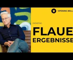 Flaue Kurse, nach gemischten Ergebnissen. KI-Erholung geht weiter.