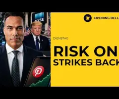 Risiko Appetit | Pinterest starke Zahlen | Trump Rhetorik defensiv