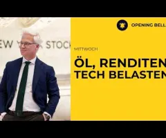Naht ein taktischer Bounce? Öl, Renditen und Tech belasten.