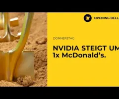 NVIDA gewinnt heute so viel Wert, wie der gesamte McDonald's Konzern!