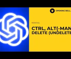 CTRL. ALT (-man) DELETE - UNDELETE | Microsoft holt Altman und Brockman