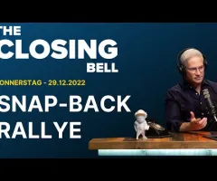 Snapback-Rallye am vorletzten Tag des Börsenjahres
