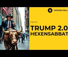 Trump 2.0 mit erstem Hexensabbat - Verluste voraus.