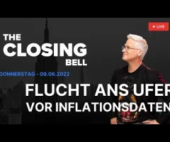 Anleger flüchten vor den Verbraucherpreisen ans Ufer (Closing Bell als VIDEO)