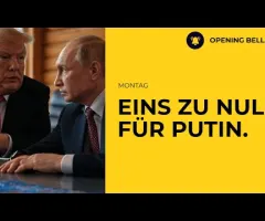 Wall Street ignoriert Alaska-Gipfel | Putin nach Treffen im Vorteil