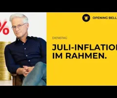Aufatmen nach den Verbraucherpreisen | Zinssenkung im September gesetzt.