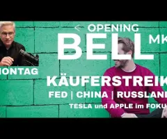 Lustlos in den Tag | FED | Wirtschaft | China und Russland | Tesla und Apple im Fokus