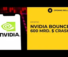 600 Mrd. US $ Crash | NVIDIA angeschlagen