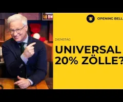 Washington Post berichtet von rund 20% Universal-Zöllen