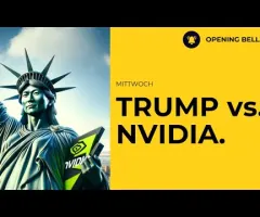 ASML mit schwachen Buchungen. NVIDIA durch Trump getroffen.