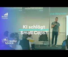 Nebenwerte & KI-Boom: Diese Aktien profitieren jetzt wirklich | Invest 2026 | Creator Space Live