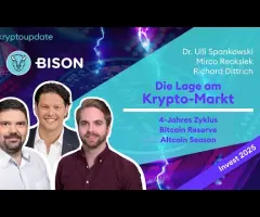 BISON Krypto Talk: 4-Jahreszyklus, Bitcoinreserve & Altcoin-Season | BISON Krypto Talk | Invest 2025