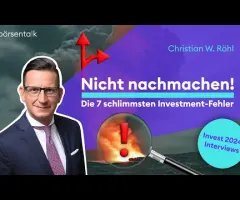 Die 7 Investment-Sünden und wie du dich davor schützt mit C.W. Röhl | Börse Stuttgart | Invest 2024