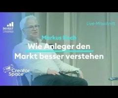 Wall Street Insider Markus Koch packt aus - KI, Politik und die Zukunft der Börse | Invest 2026