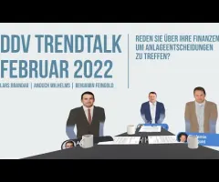 DDV Trendtalk Februar 2022: Reden Sie über Ihre Finanzen, um Anlageentscheidungen zu treffen?