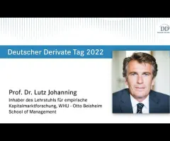 Deutscher Derivate Tag 2022: Interview mit Prof. Dr. Lutz Johanning, WHU