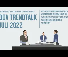DDV Trendtalk Juli 2022: ESG-Produkte finden sich in zahlreichen Depots