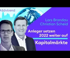 DDV-Trend des Monats Januar 2022: Anleger setzen 2022 weiter auf Kapitalmärkte